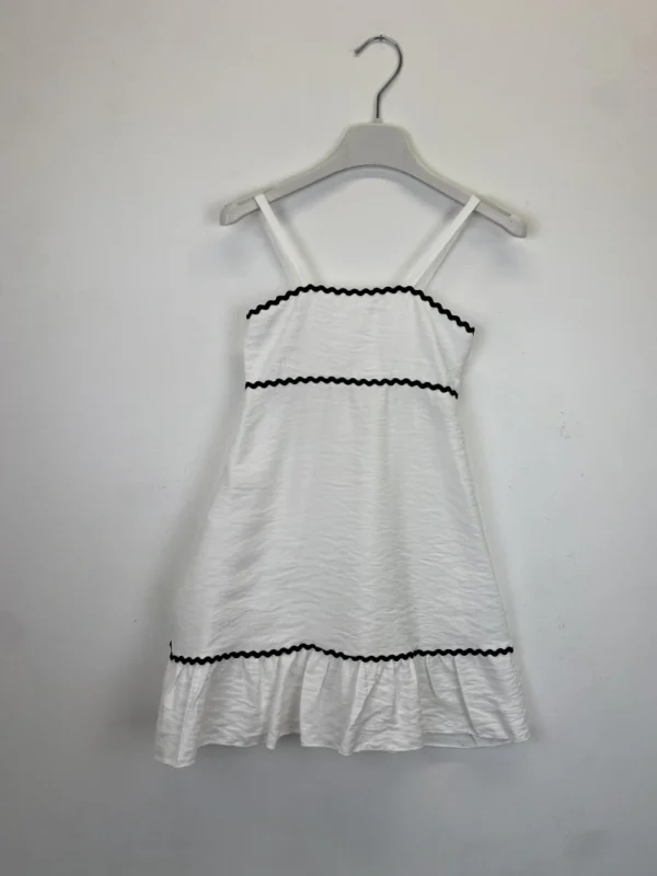 ROBE A BRETELLE BLANCHE