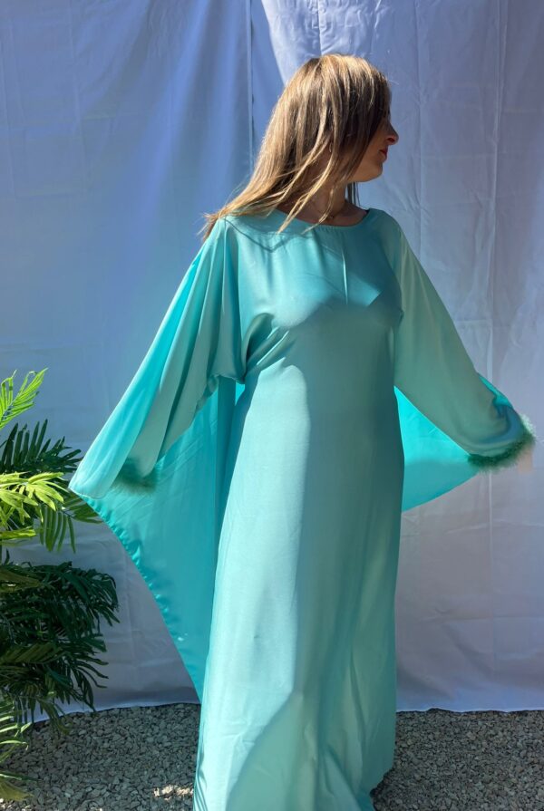 Abaya satinée