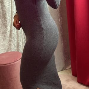 ROBE LONGUE COL BATEAU