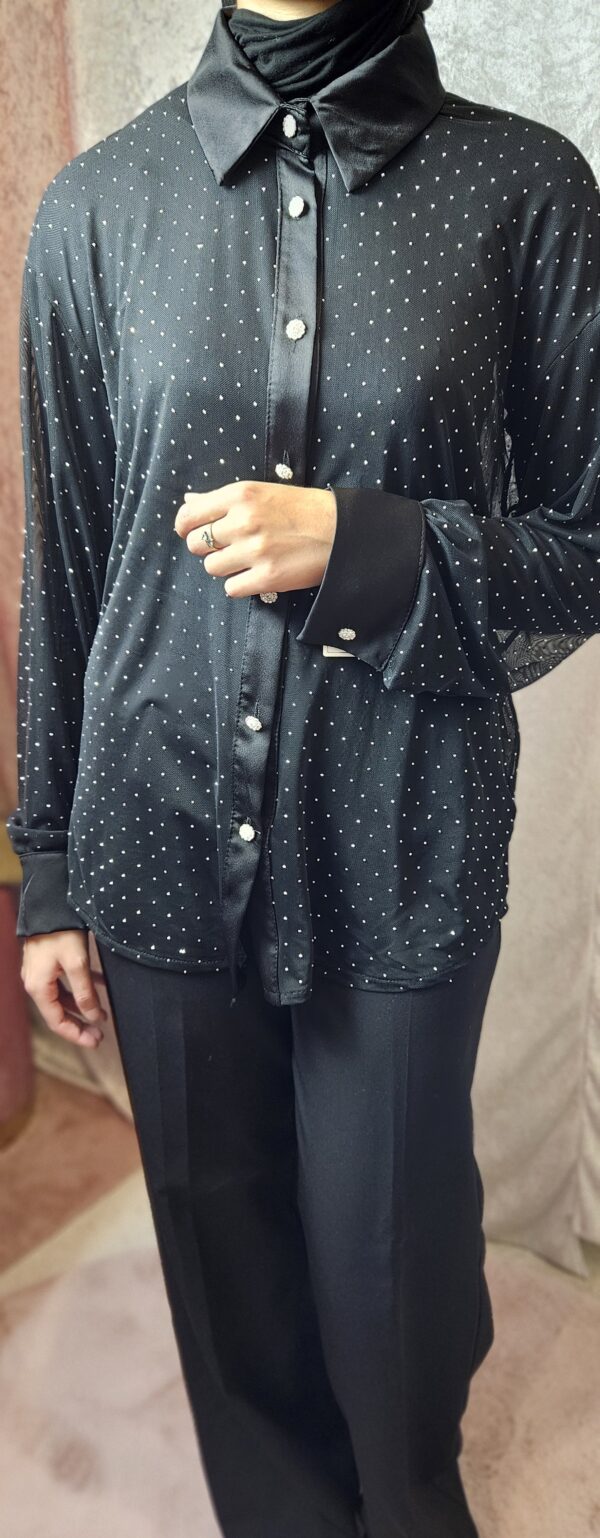 CHEMISE ELEGANTE A STRASS