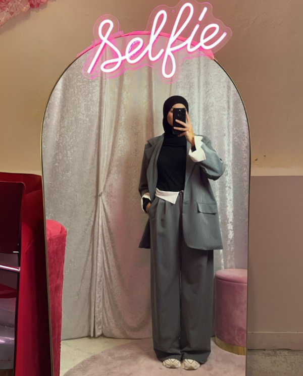 TAILLEUR GRIS OVER SIZE
