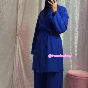 ENSEMBLE KIMONO BLEU ROI