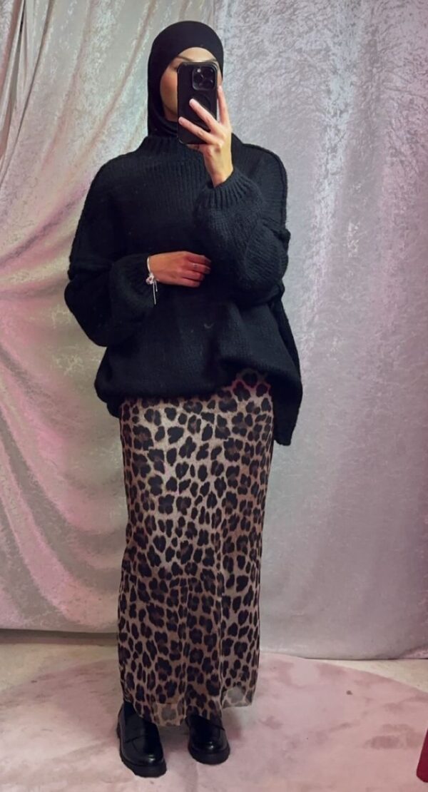 JUPE LEOPARD