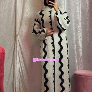 ROBE ZIGZAG NOIR