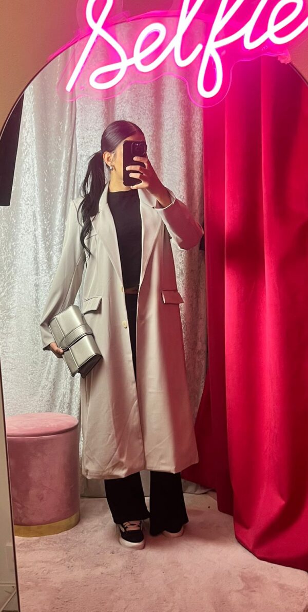 BLAZER LONG TAUPE