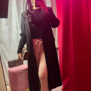 BLAZER LONG NOIR