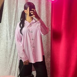 CHEMISE RAYE ROSE