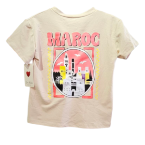 T-SHIRT MAROC BEIGE UNISEXE