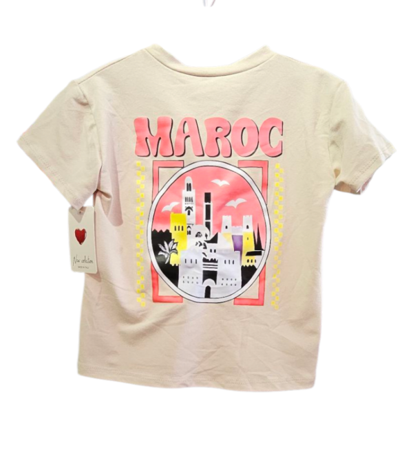 T-SHIRT MAROC BEIGE UNISEXE