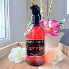 SPRAY TEXTILE ET INTERIEUR »BOUQUET FLORAL » COLLECTION PRIVEE