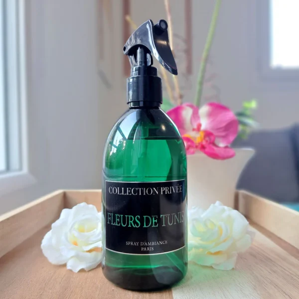SPRAY TEXTILE ET INTERIEUR"FLEURS DE TUNIS" COLLECTION PRIVEE