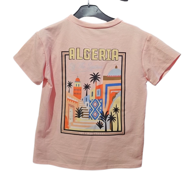 T-SHIRT ROSE ALGERIA UNISEXE
