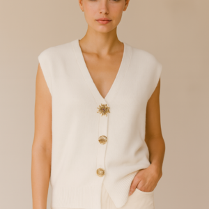 HAUT SANS MANCHE COQUILLAGE