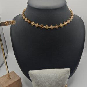 PARURE FLORA MARRON